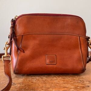 Dooney & Bourke Cameron Crossbody Doctors Bag in Whiskey British Tan